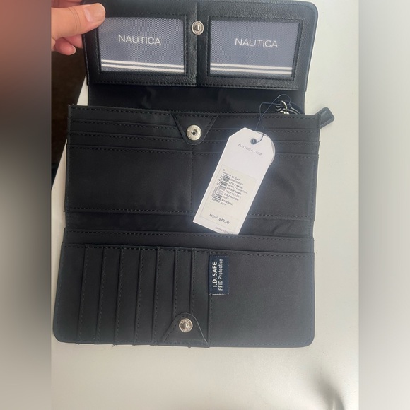 Medium black Náutica wallet - Picture 3 of 5